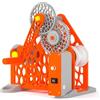 GXGSDM Avvolgitore elettrico bobine, avvolgitore filamenti 3D con manovella, design modulo staccabile bobina 1 kg, filo for saldatura, filo for cucire, zero sprechi materiali consumo(Orange,220V)