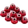 MXBAOHENG 10pcs Alluminio Dadi per rivetti M2-M6 Dado Nylon inserto dado autobloccante Dado, Rosso, M6
