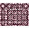 Il Maghrebino 20 Mattonelle tipo NEJETTE in ceramica smaltata 10x10 cm spessore 0,6 cm - Mattonelle Tunisine realizzate con Serigrafia Artigianale (Bordeaux). Adatte a rivestimento.