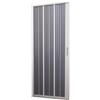 Bonussi Porta Doccia 170 cm 1 Anta a Soffietto in PVC H185 cm Bianco
