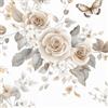 Generico Farfalla Rosa Carta da Parati Autoadesiva 0.3x3 m Pianta Fiore Pellicola Adesiva per Mobili Impermeabile Carta Adesivo Ispessita Opaco Sticker per Muro Cucina Armadio Cassetto e Scaffali