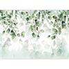 murando Carta da parati Astratto 500x350 cm Fotomurali in TNT Murale alla moda Decorazione da Muro XXL Poster Gigante Design Carta per Pareti Soggiorno geometrico Monstera Foglie b-C-0876-a-a