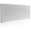 Eurodeco Pannelli in polistirene XPS puro polistirene - Rivestimento da parete leggero 100 x 50 cm - moderni pannelli da soffitto decorazione da parete - facile montaggio strisce bianche XL10 m² - 20 pezzi