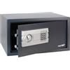 HMF Safe cassaforte per casa, hotel o ufficio, cassaforte da mobile con serratura a combinazione per laptop da 15 pollici e documenti DIN A3 | 45 x 25 x 36,5 cm | Antracite