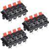 Generic XYWHPGV Presa jack a 8 vie a 3 vie Connettore a molla con sgancio a pressione Morsettiera per altoparlante(45936 e7eac 8af01 9f589 bd4d9 eb96d