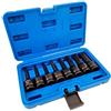 topolenashop Set chiavi bussole torx attacco 1/2 T30 T80 a impatto lunghe 80mm 07051