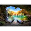 murando - Carta da parati Paesaggio Grotte 200x140 cm Fotomurali in TNT Murale alla moda Decorazione da Muro XXL Poster Gigante Design Cameretta Carta per Pareti Soggiorno Cascata Natura c-A-0127-a-a