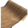 Aibote Naturale Nero Noce Legno Impiallacciatura Foglio(60x250CM)Mobili Restauro Fogli per Altoparlante Vetrina Armadi Tabella Scaffali Mobili da Cucina Hotel Tabella Cucina