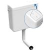 kör4u Cassetta WC bianca, Start-Stop, 9 litri, set completo, risparmio idrico