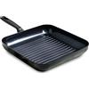 GreenPan Memphis Bistecchiera Antiaderente in Alluminio con Rivestimento in Ceramica, Adatta a Tutti i Tipi di Fornelli, Induzione, Forno e Lavastoviglie, 28 cm, Nera