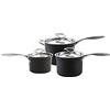 Circulon Style - Set di pentole anodizzate dure, 3 pezzi