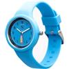 PRESTIGE & DELUXE Orologio da polso unisex Lowell one Kid azzurro Unisex Napoli campioni d'Italia Cinturino Azzurro - Quadrante 34 mm bianco + portachiave calcio