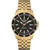 Swiss Alpine Military 7022.1 - Orologio analogico al quarzo, da uomo, in acciaio inox, Oro/Oro/Nero - 1117Sam, Bracciale