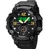 Forrader Orologio sportivo digitale da uomo, impermeabile, con luce posteriore a LED, con cronometro, sveglia, orologio da polso