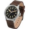 PRAESIDUS | 𝗔-𝟭𝟭 𝗦𝗲𝗿𝘃𝗶𝗰𝗲 𝗪𝗮𝘁𝗰𝗵 - Orologi da Polso da Uomo Militari - Quadrante Bianco da 38 mm e Cinturino in Tela Verde, Assemblato negli USA, Automatico