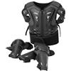 Tuxxjzm Equipaggiamento da equitazione per bambini - Equipaggiamento protettivo per moto regolabile, elegante set di protezioni per motocross, per bambini dai 5 ai 12 anni