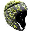 INACMWIH Casco da rugby, protezione morbida da rugby, per allenamento, calcio, sport, giallo, da 58 cm a 64 cm