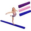 RELAX4LIFE Trave da Ginnastica Pieghevole 210 cm, Trave di Equilibrio per Palestra e Casa con Base Antiscivolo, Cerniere e Schiuma, Allenamento Fitness per Bambini e Adulti (Blu)