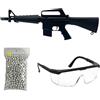 Saigo Defense Confezione Fucile Airsoft Modello M308 Spring/Colori: Nero/Materiale: plastica ad Alta Resistenza/Potenza 0,5 Joule/Fornito con Accessori