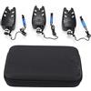 lvifloae Allarme elettronico per morso di Pesca Swinger Set Indicatore di morso per Canna da Pesca alla Carpa con sensore di avviso audiovisivo Buzzer Kit Swinger