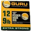 Guru terminali guru feeder hair rig method hair rig 15 - 12/9lb
