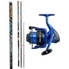 Kolpo combo pesca Surfcasting canna tre sezioni long surf 200 gr 4.20 metri + mulinello + filo precaricato blu