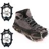 WLHFDC Ramponi per Scarponi con 10 Denti Catene in Acciaio Inossidabile Antiscivolo Ice Tacchetti,Ramponi da Ghiaccio per Scarpe,Ramponcini da Neve per Picco di Ghiaccio Escursionismo Camping Jogging