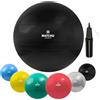 MATCHU - Palla Pilates - Palla Fitness - Palla Gravidanza - Disponibile in 45-85 CM - Pompa Inclusa - (Verde - 65 CM)
