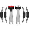 Reelight JG.Luci SL250C Constant Mon.Rue.IMAN Faro, Sport, Nero (Nero) Taglia Unica