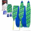 Gecko Pelli di foca Premium Standard 110/153-163 | Regolabili in Base alla Lunghezza dello Sci | con Coltello, Sistema Anteriore e Posteriore preassemblato, Tasca Porta Pelli