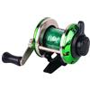 Clenp Mulinello da Pesca, Mini Pesca A Traina Invernale Mulinello da Pesca sul Ghiaccio Potente E Liscio Spinning Wheel Strumento da Pesca con Filo Verde Taglia Unica