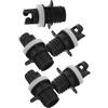 Sosoport Set 5 Pezzi Adattatori per Valvola per Pompa Gonfiabile, Connettore per Valvola Aria per Paddle Board SUP, Kayak e Gommoni, Resistente Alta Pressione, Compatibile per Sport