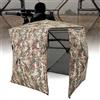 COSTWAY Tenda da Caccia per 2-3 Persone, Tenda Mimetica a Visione a 360° per Caccia, Tenda Pop-Up Camouflage con Borsa da Trasporto, Apribile Completamente da 1 Lato, 148 x 148 x 170 cm