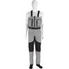 Daiwa Wathose D-Vec traspirante Zipped Waders M -XXL trampolieri traspiranti con piedini in neoprene (M)
