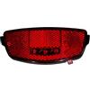 MADICKS Fanalino Luce Posteriore Bici LED Universale Bicicletta- Citybike - Olanda Fanale Riflettente Impermeabile - Avvertimento di Sicurezza - Attacco al Portapacchi