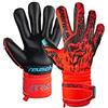 Reusch Guanti da portiere attraenti Freegel Gold Finger Support con eccellente presa e cucitura interna, 8,5