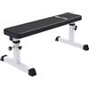 GORILLA SPORTS® Panca Pesi - Piatta, Multifunzionale, Regolabile in 4 Altezze, in Acciaio, Carico Max. 200 kg, Cuscino Imbottito - Panca Palestra Casa, Sollevamento, Allenamento, Piana, Weight Bench