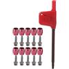 RiToEasysports Olive Head Olive Set, Installazione Rapida del Tubo Dell'olio Ago Dell'olio Olive Head per StealthamaJig Brake Quick Connect Accessori per Modelli di Auto