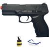 ECOMMUR Pistola Vigor V310 Molla (6mm) + Biberon 0,12g + Occhiali | Pistola Airsoft ad aria compressa. Pistola di avviamento.