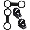 GALPADA Set 4 Pezzi Supporti in Silicone Custode per Maschera da Sub e Boccaglio, Ferma-Cinturino Compatto per Attrezzatura Subacquea, Porta Tubo Snorkel Flessibile per Immersioni Snorkeling