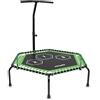 VirtuFit Fitness Trampolino Pro con manico - Nero - 115 cm