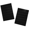 D DOLITY 2 Pezzi di Trazione Pad Eva Surf SUP Cover Grip per Tavole da Surf Kiteboarding - Nero