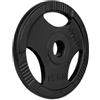 VirtuFit Dischi olimpici in ghisa serie da 1,25 kg a 25 kg (15 chilogrammi)