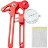 Gdfnmogo Misuratore di tensione per raggi della bicicletta, strumento di costruzione e puntamento di cerchi in lega di alluminio per cerchi da 26 27,5 29 pollici e 700C per accurato (orologio