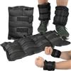 Senshi Japan Pesi regolabili per caviglie più pesanti da indossare per jogging, corsa, aerobica, yoga, passeggiate per polsi e caviglie (standard 8 kg (2 x 4 kg)