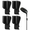 TEHAUX Clip per Putter da Golf Morsetto Pratico e Facile da Usare in ABS Nero 4 Pezzi per Sacca da Golf e Viaggio
