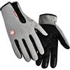 LeeQinersw Guanti da Skateboard con Protezione da Impatto e Polsiere Regolabili, Nero, M