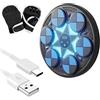 Generico Macchina da Boxe Musicale Bluetooth LED Pungiball Allenamento Coinvolgente con Musica e Effetto di Luci LED