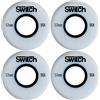 Switch Boards ruote per pattini in linea 57mm bianco agressive