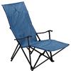 Grand Canyon EL TOVAR LOUNGER, sedia da campeggio in alluminio con schienale alto e poggiapiedi, stabile e leggera, pieghevole, max. 100 kg, ideale per campeggio, attività all'aperto, giardino